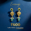 Elegant Stone Drop Earrings
