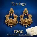 Temple Art Designer Earrings
