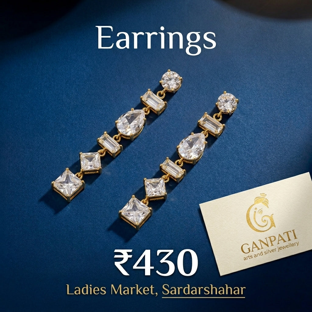 Crystal Drop Earrings
