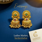 Traditional Temple Style Jhumka Earrings
