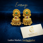 Traditional Temple Style Jhumka Earrings