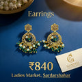 Traditional Beaded Designer Earrings