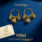 Traditional Jhumki Hoop Earrings