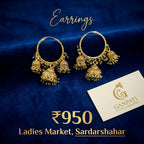 Traditional Jhumki Hoop Earrings