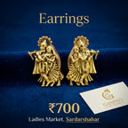 Radha Krishna Designer Earrings