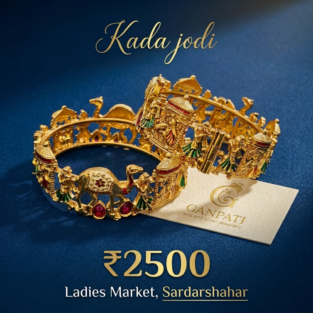 Ultra Premium Rajwadi Kada Jodi