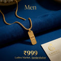 Ram Naam Men Chain Pendant