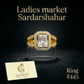 Premium Quality Metal + American Diamond + Center Stone