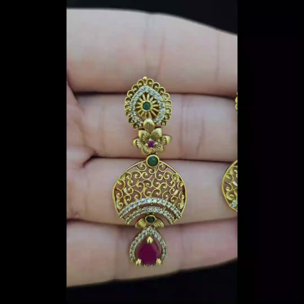 Designer Stone Earrings