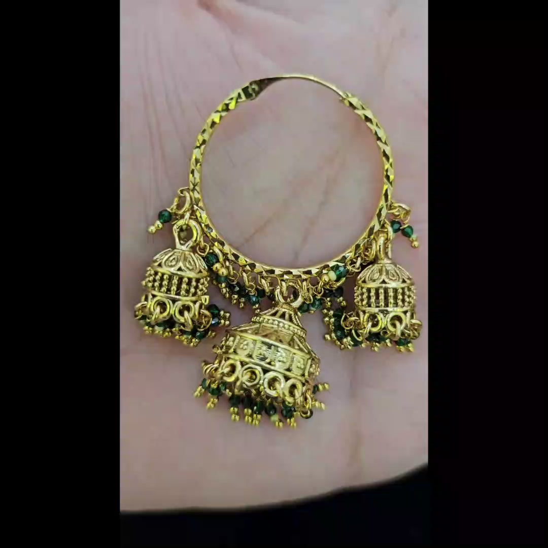 Traditional Jhumki Hoop Earrings
